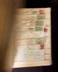 1900-1950 2 gros classeurs avec des lettres et des