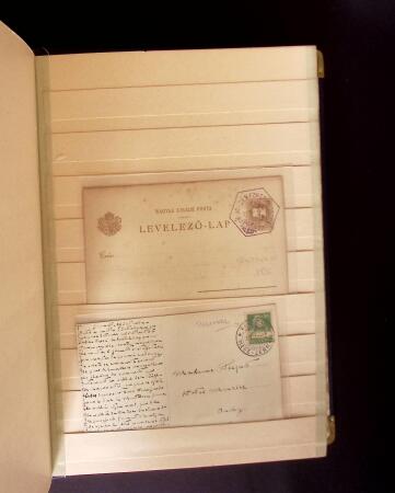 1900-1950 2 gros classeurs avec des lettres et des