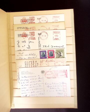 1900-1950 2 gros classeurs avec des lettres et des