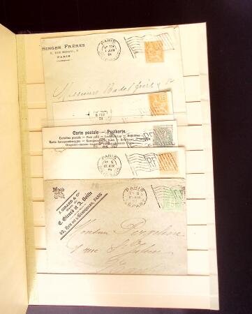 1900-1950 2 gros classeurs avec des lettres et des