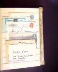 1900-1950 2 gros classeurs avec des lettres et des