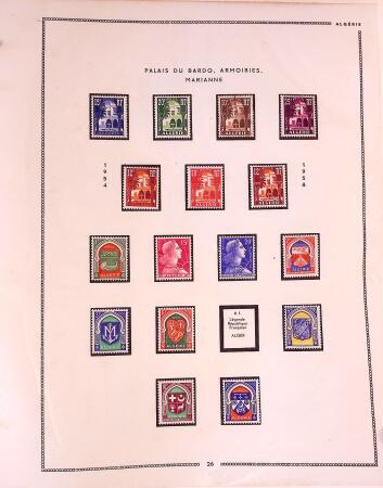 Collection de timbres d'Algérie en 1 album, MADAGASCAR