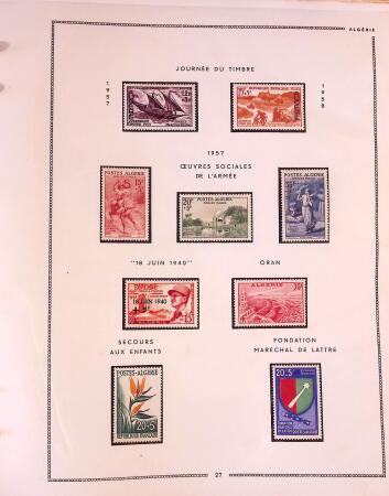 Collection de timbres d'Algérie en 1 album, MADAGASCAR
