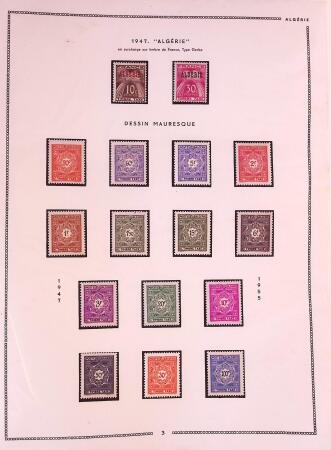 Collection de timbres d'Algérie en 1 album, MADAGASCAR