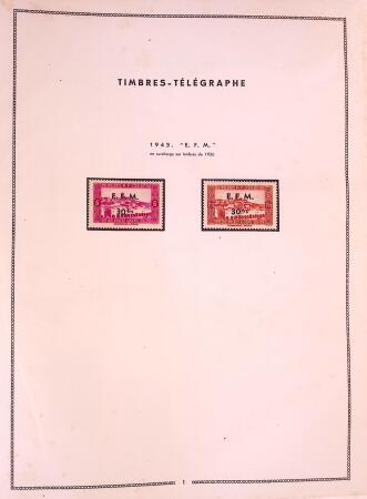 Collection de timbres d'Algérie en 1 album, MADAGASCAR
