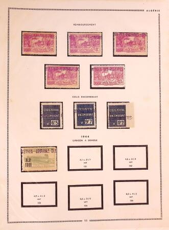 Collection de timbres d'Algérie en 1 album, MADAGASCAR