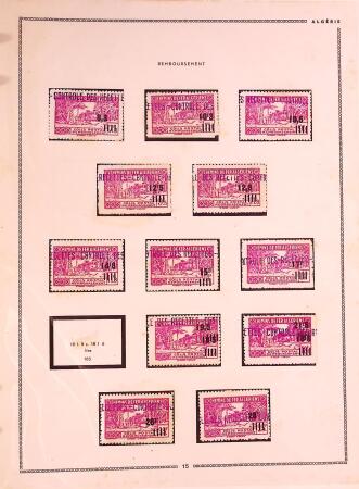 Collection de timbres d'Algérie en 1 album, MADAGASCAR
