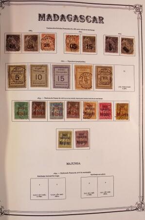 Collection de timbres d'Algérie en 1 album, MADAGASCAR