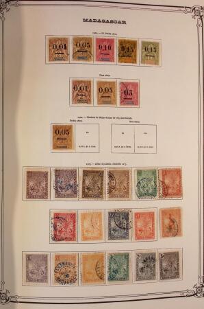Collection de timbres d'Algérie en 1 album, MADAGASCAR