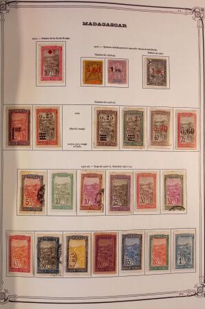 Collection de timbres d'Algérie en 1 album, MADAGASCAR