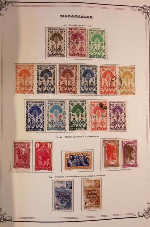Collection de timbres d'Algérie en 1 album, MADAGASCAR