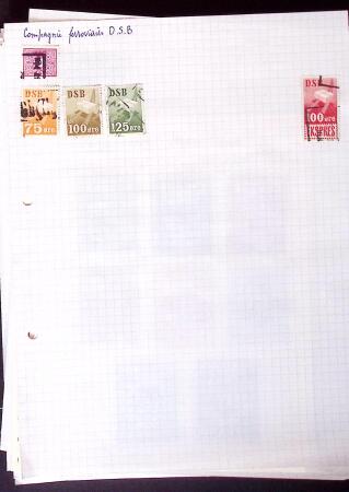 1884-1940, Attractive RAILWAY STAMPS collection mounted