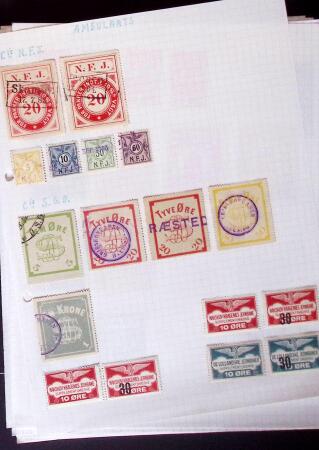 1884-1940, Attractive RAILWAY STAMPS collection mounted