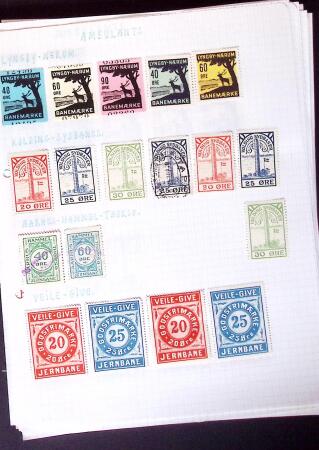1884-1940, Attractive RAILWAY STAMPS collection mounted