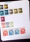 1884-1940, Attractive RAILWAY STAMPS collection mounted