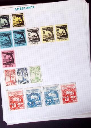 1884-1940, Attractive RAILWAY STAMPS collection mounted