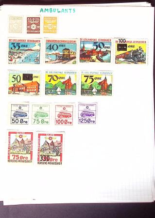 1884-1940, Attractive RAILWAY STAMPS collection mounted