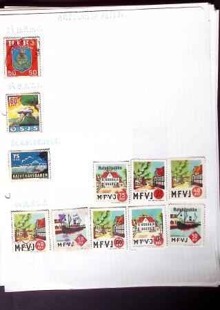1884-1940, Attractive RAILWAY STAMPS collection mounted