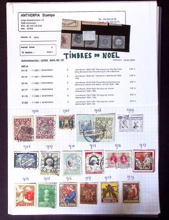 1900-50ca, CINDARELLAS collection on pages comprising