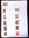 1900-50ca, CINDARELLAS collection on pages comprising