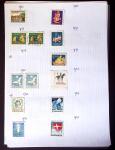 1900-50ca, CINDARELLAS collection on pages comprising