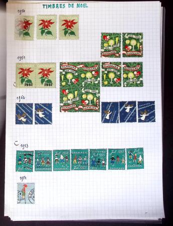 1900-50ca, CINDARELLAS collection on pages comprising