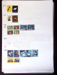 1900-50ca, CINDARELLAS collection on pages comprising