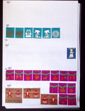 1900-50ca, CINDARELLAS collection on pages comprising