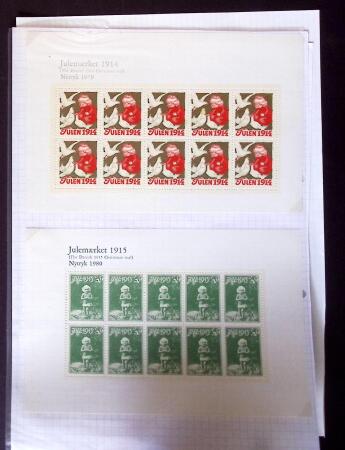 1900-50ca, CINDARELLAS collection on pages comprising