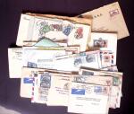 1934-70, Lot of 60 letters from colonial times, mostly