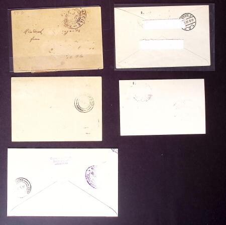 1930-32, Six Zeppelin covers from Germany, Russia and