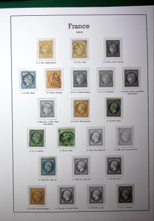 1849-2008 Collection de France en 12 albums Yvert dont