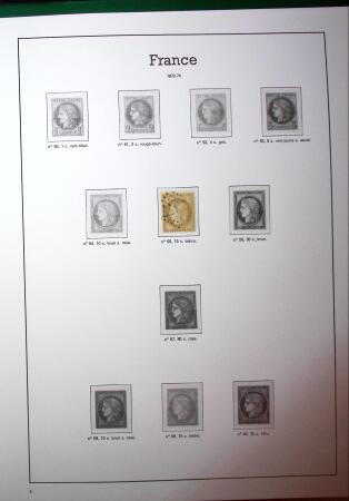 1849-2008 Collection de France en 12 albums Yvert dont
