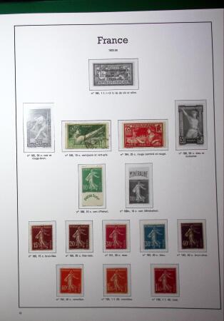 1849-2008 Collection de France en 12 albums Yvert dont