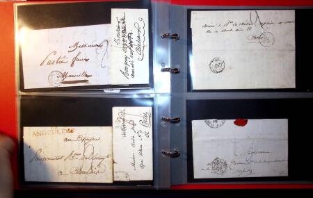 1849-1900 Près de 350 lettres classiques à la pièce,