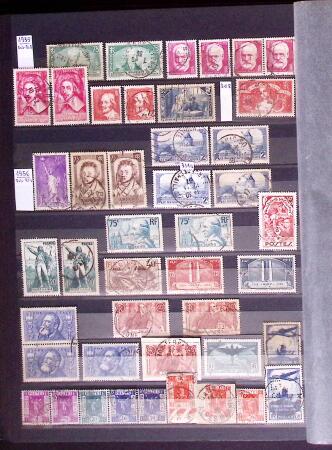 1849-2016 Belle collection d'oblitérés en 6 classeurs,