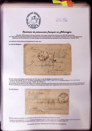 1870-71 Les Troupes Françaises Internées en SuisseExceptionnelle