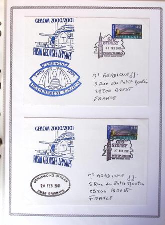 1945-2010 Collection sur la Poste Navale avec des milliers