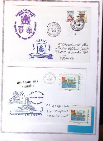 1945-2010 Collection sur la Poste Navale avec des milliers