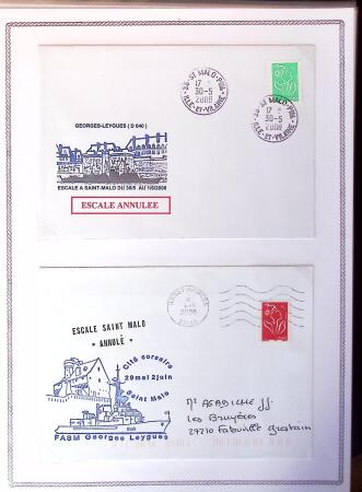 1945-2010 Collection sur la Poste Navale avec des milliers