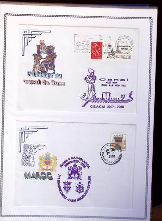 1945-2010 Collection sur la Poste Navale avec des milliers