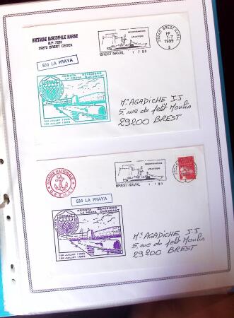 1945-2010 Collection sur la Poste Navale avec des milliers