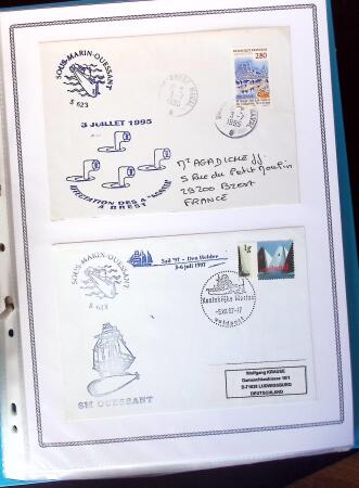 1945-2010 Collection sur la Poste Navale avec des milliers