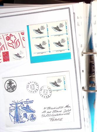 1945-2010 Collection sur la Poste Navale avec des milliers