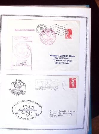 1945-2010 Collection sur la Poste Navale avec des milliers