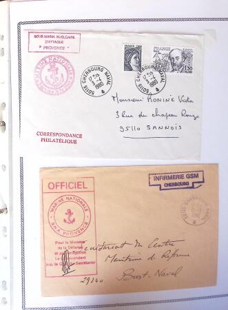 1945-2010 Collection sur la Poste Navale avec des milliers