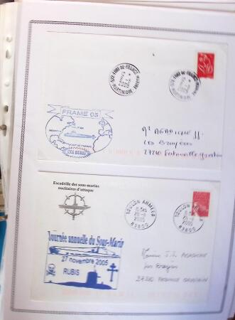 1945-2010 Collection sur la Poste Navale avec des milliers
