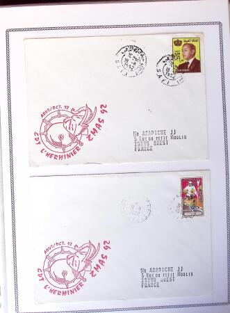 1945-2010 Collection sur la Poste Navale avec des milliers
