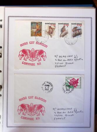 1945-2010 Collection sur la Poste Navale avec des milliers