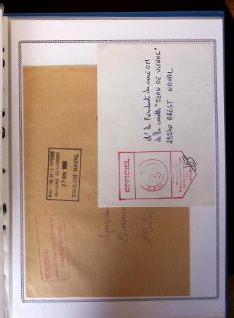1945-2010 Collection sur la Poste Navale avec des milliers